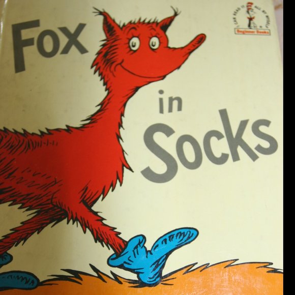 FIRST EDITION "Fox in Socks" by Dr. Seuss (1965) + FREE Cat in the Hat - Picture 4 of 8